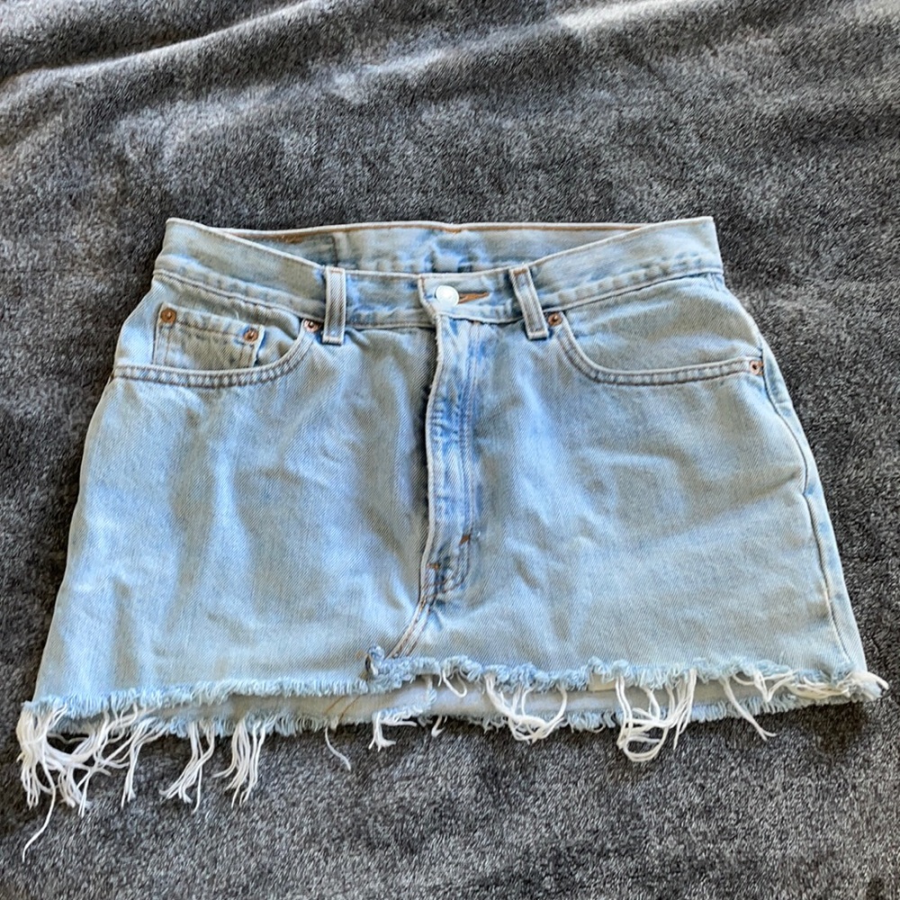 Denim Levi skirt